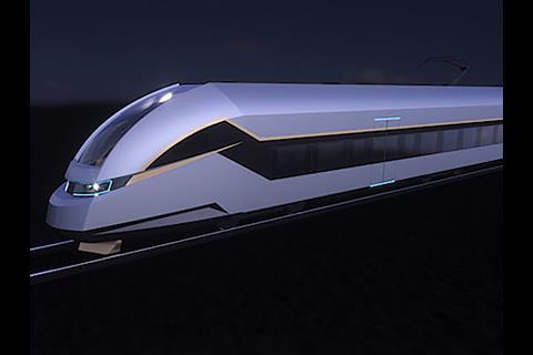 LEO Express has ordered three electric multiple-units from China Railway Rolling Stock Corp; the image shows a 'generic' design devised by the operator, rather than the EMUs which are to be supplied.